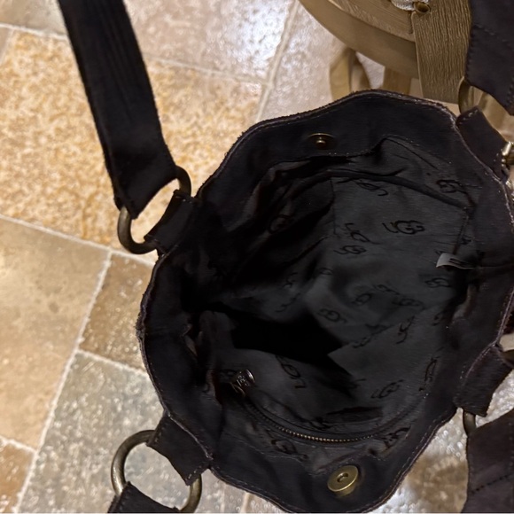 UGG Brown Suede Fringed Handbag - Picture 11 of 11